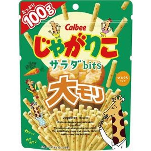 じゃがりこ カルビー サラダbits 大モリ 100g×12袋 : スナック菓子の