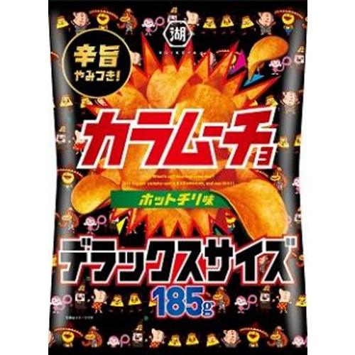 カラムーチョ 湖池屋 ホットチリ味 デラックスサイズ 185g×12袋