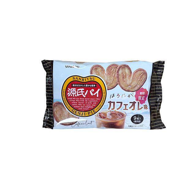 三立製菓 源氏パイ ほろにがカフェオレ味 9枚×12袋 : スナック菓子の