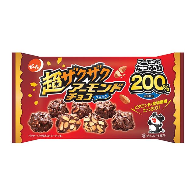 でん六 超ザクザクアーモンドチョコ 52g×12袋 : スナック菓子の