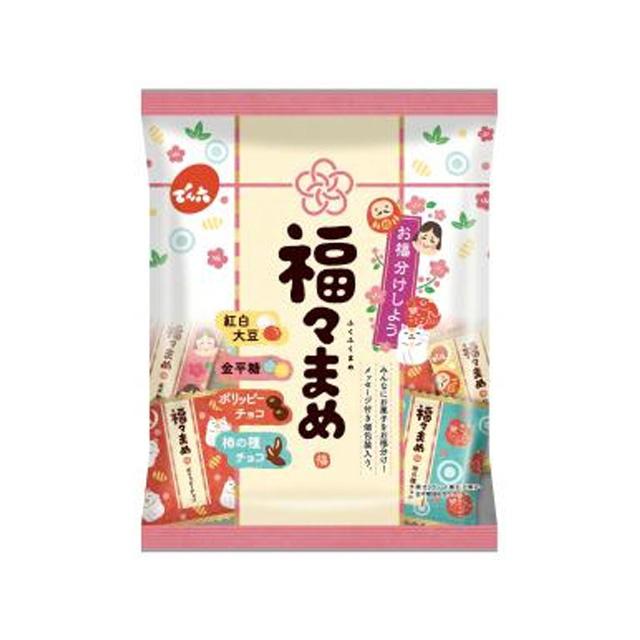 でん六 福々まめ 110g×12袋（1月中旬頃入荷予定） : スナック菓子の