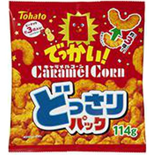 キャラメルコーン 東ハト どっさりパック 114g×10入 : スナック菓子の
