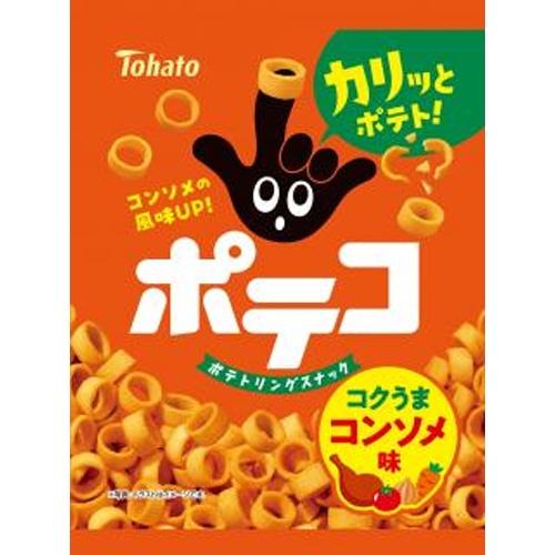 ポテコ 東ハト コンソメ味 60g×12袋 : スナック菓子のポイポイ