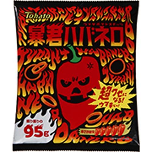 津具屋製菓 東ハト 暴君ハバネロ 95g×12袋 : スナック菓子のポイポイ