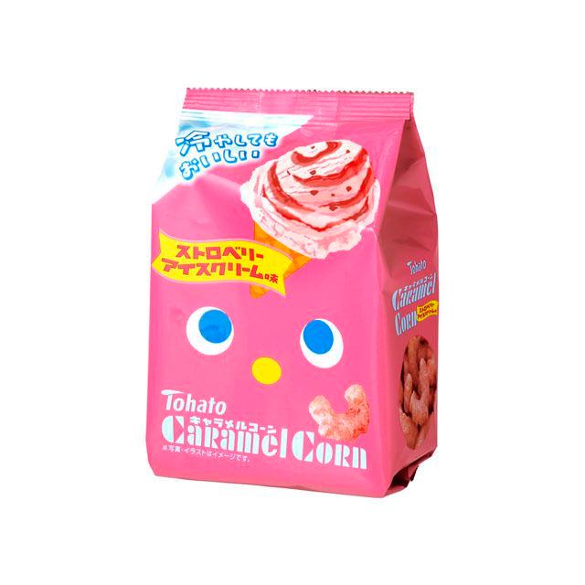 キャラメルコーン 東ハト ストロベリーアイス 62g×12袋 : スナック菓子
