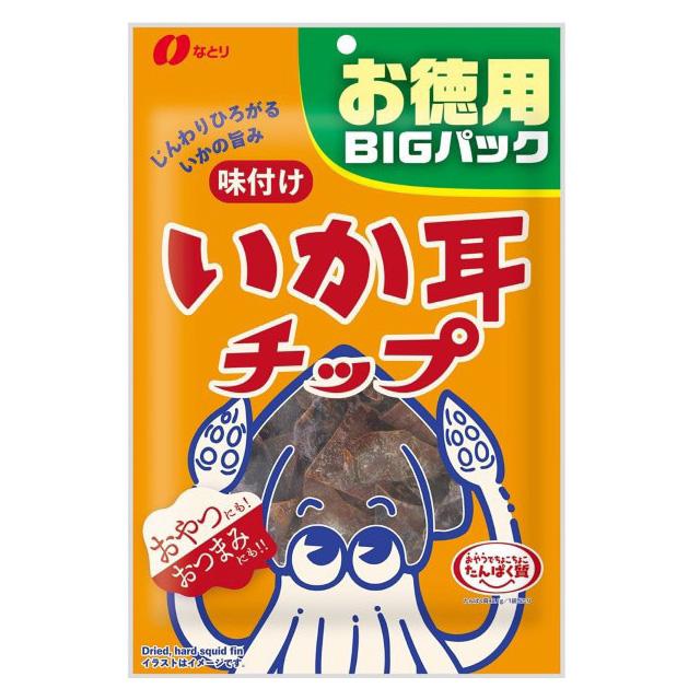 なとり 味付けいか耳チップ お徳用 65g×12袋 : スナック菓子のポイポイ