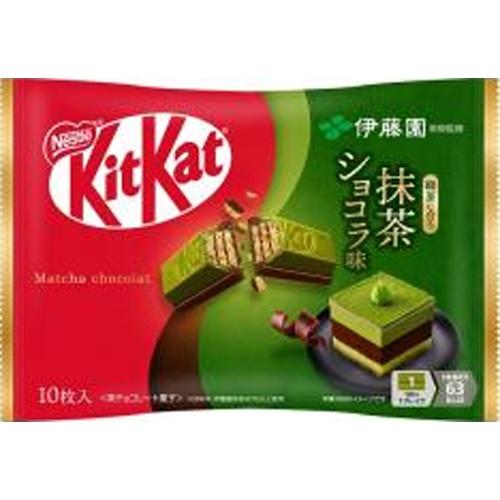 キットカット ネスレ 伊藤園抹茶ショコラ味 10枚×12袋 : スナック菓子