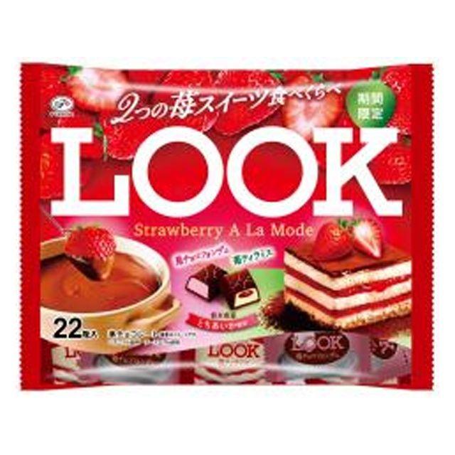 LOOK（不二家） 不二家 ルック ストロベリーアラモードFP 22粒×18袋