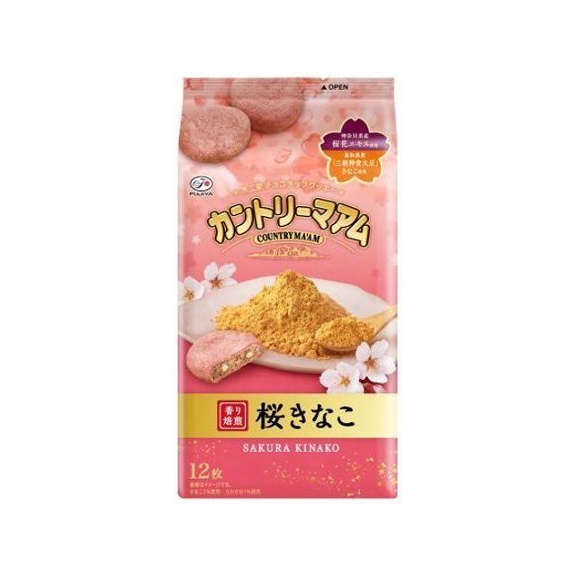 カントリーマアム 不二家 桜きなこ 12枚×5袋 : スナック菓子のポイポイ