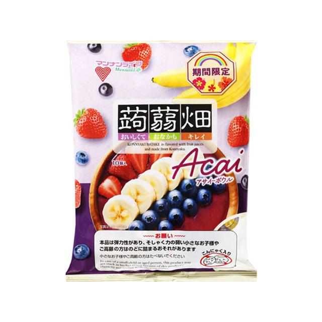 マンナンライフ 旅する蒟蒻畑 アサイーボウル 25g×10個×12袋
