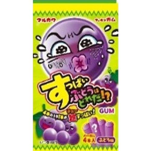 丸川製菓 すっぱいぶどうはどれだガム ×240 【全国送料無料】(沖縄・離島は別途) マルカワ 丸川製菓 すっぱいぶどうはどれだガム 20個 : スナック菓子の