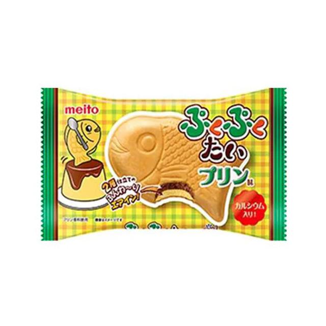 meito ぷくぷくたい プリン味 10個 : スナック菓子のポイポイ