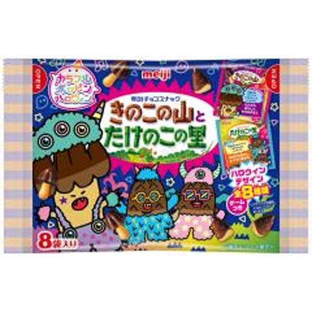 明治（meiji） きのこの山とたけのこの里 ハロウィン 8袋×18袋