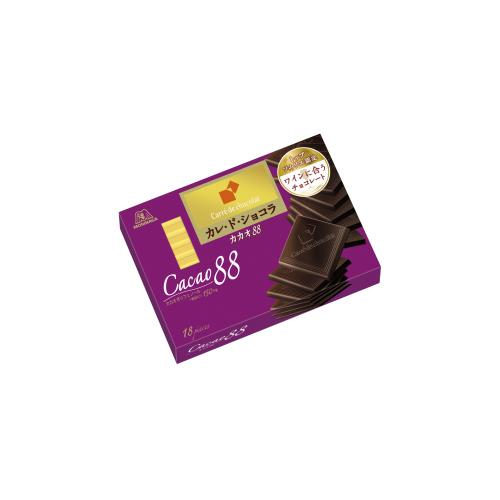 カレ・ド・ショコラ 森永製菓 カカオ88 18枚×6入 : スナック菓子の