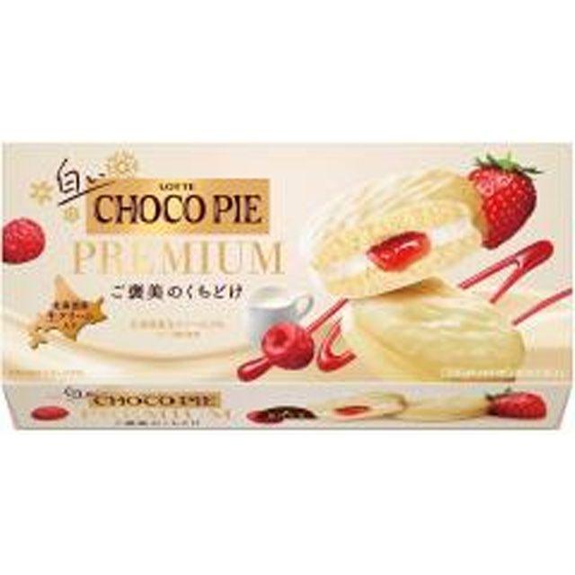 ロッテ（LOTTE） 白いチョコパイ プレミアム 6個×5個 : スナック菓子の