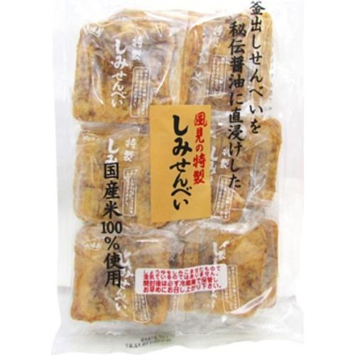 風見製菓販売 包装しみせんべい 12枚入り × 12袋 風見製菓販売 包装しみせんべい×12入 : スナック菓子のポイポイ