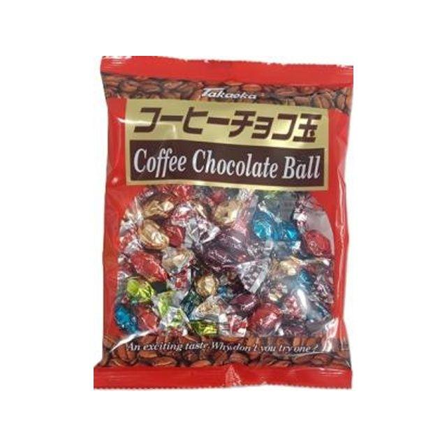 タカオカ コーヒーチョコ玉 80g×12袋 : スナック菓子のポイポイ