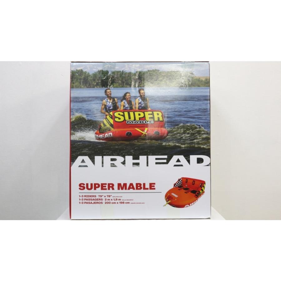 ＳＵＰＥＲ ＭＡＢＬＥ スーパーマーブル ３人乗り ＡＩＲＨＥＡＤ トーイングチューブ ジェットスキー ビスケット バナナボート トーイング