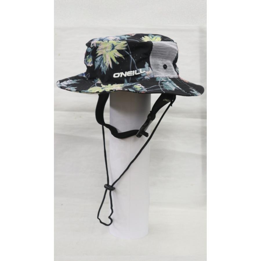 ６２９-９１１ ＢＬＡＣＫ/ＦＬＷ ＵＶＰ ＨＡＴ ＷＯＭＥＮ  ＯＮＥＩＬＬ サーフハット オニール｜poipu