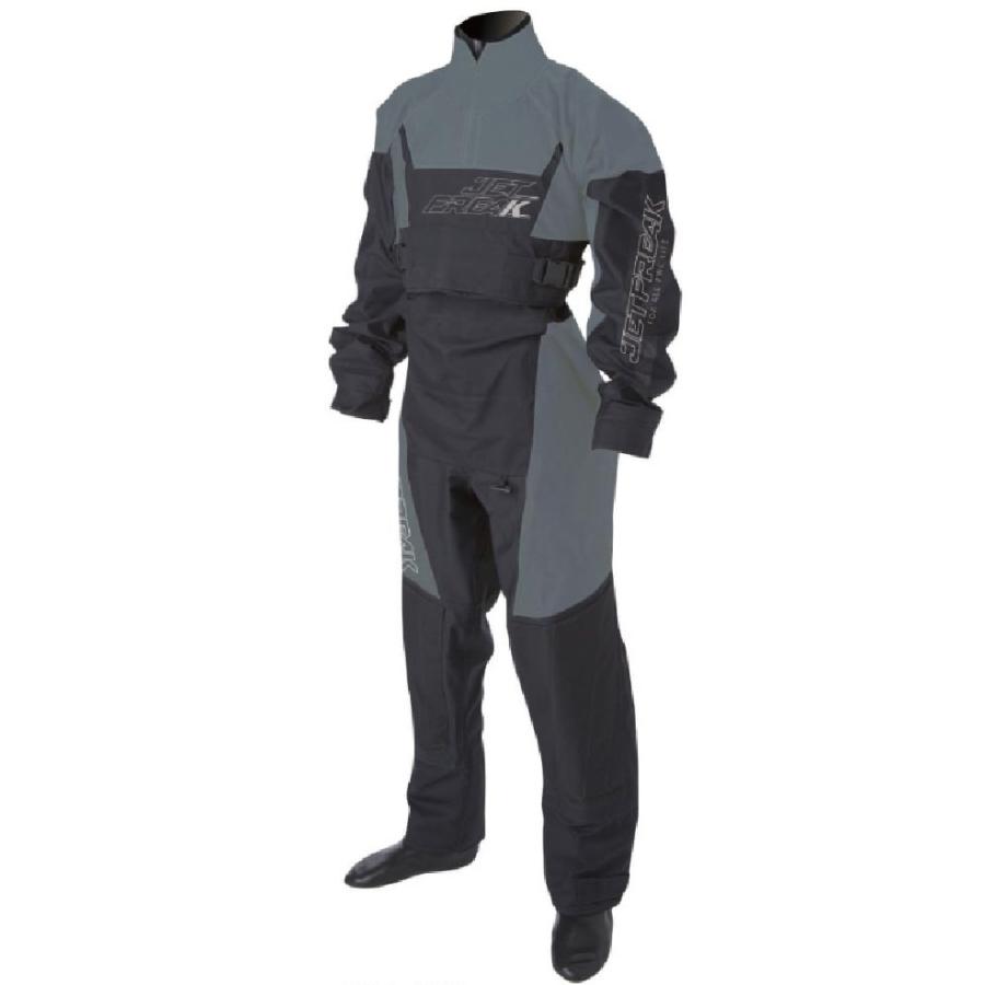 DRYSUITS JETFREAK GRAY ドライスーツ ソックスタイプ 小用ファスナー付き ジェットフリーク ジェットスキー fds2301gray POIPU ヤフーショップ