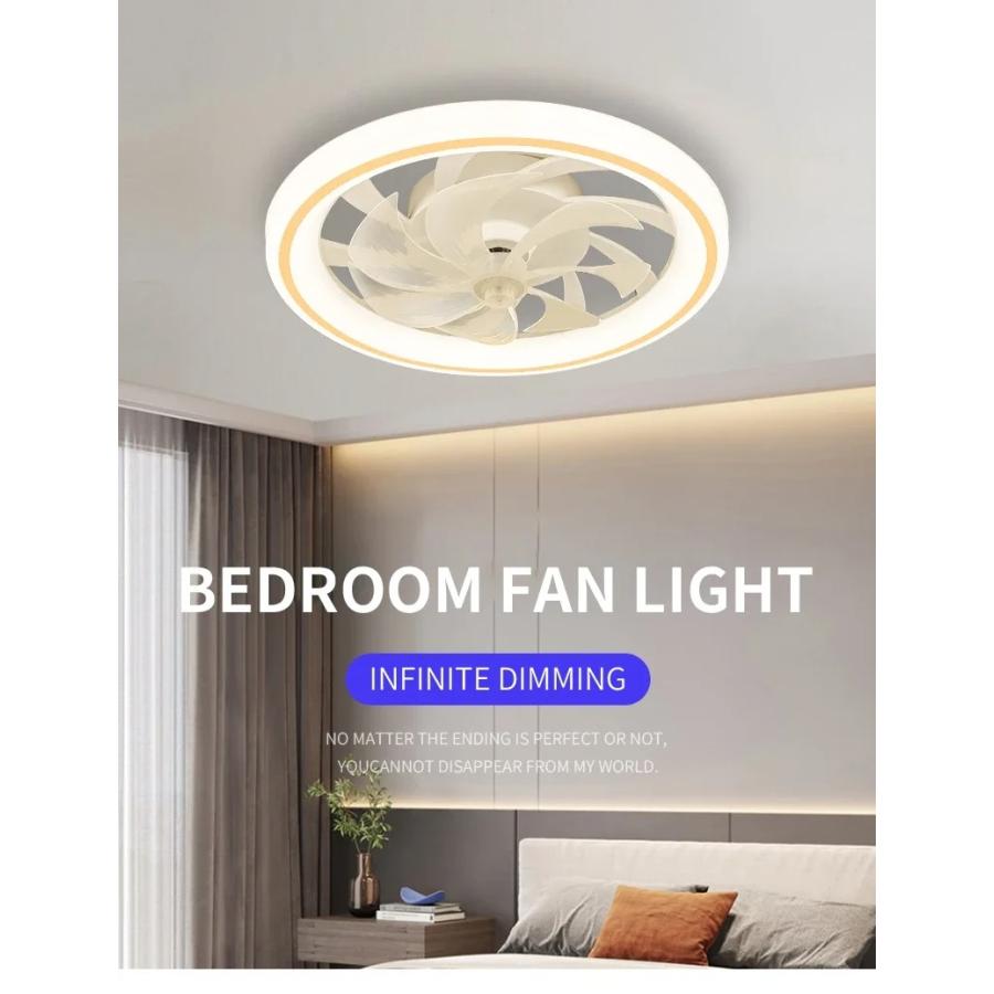 Taloya シーリングファンライト 直径132cm LED天井ファンライト Taloya