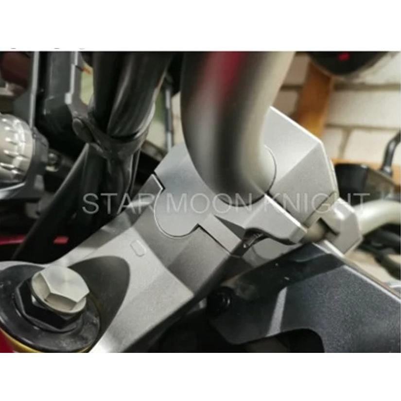 Parabrezza Moto In Acrilico Per Honda X-ADV 750 (2017-2020) – Nero Fumo, Altezza 430 Mm