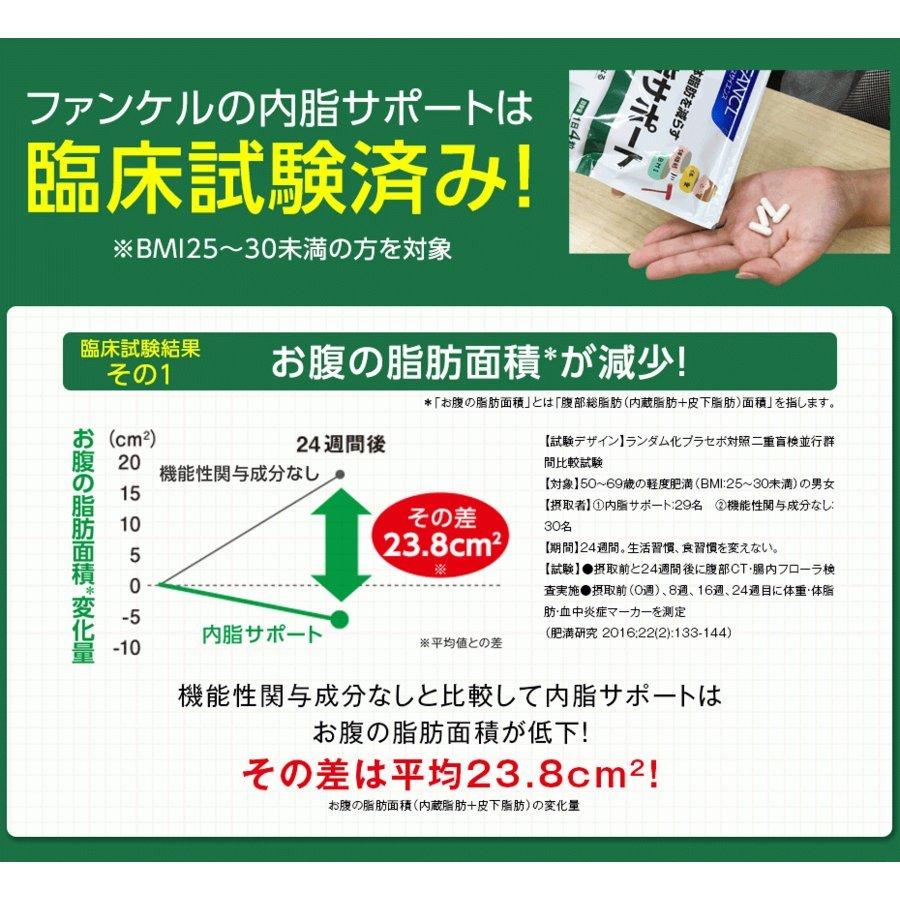 ファンケル FANCL 内脂サポート 30日分 90粒 ダイエット 送料無料