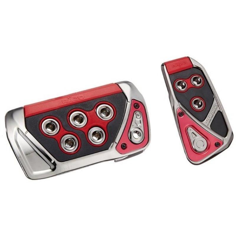 ケース販売 10個単位 カーメイト 車用 ペダルセット Razo Gt Spec At Ss Red Rp109re Khabarbani Com