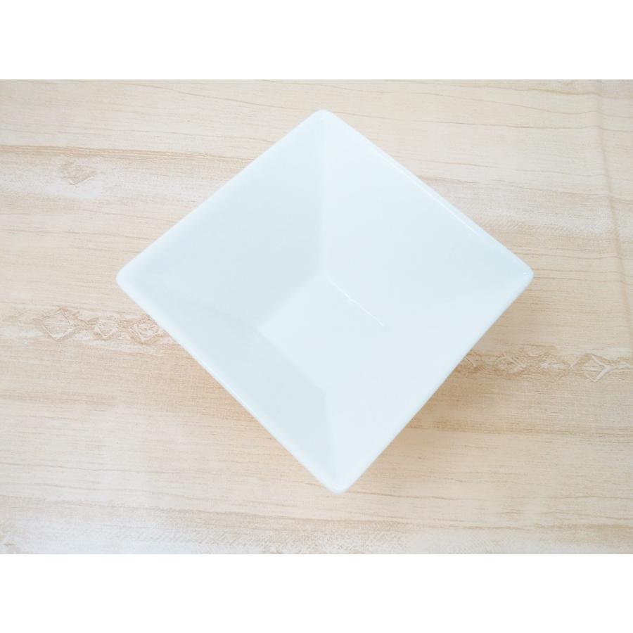サラダボウル おしゃれ カフェ 白食器 洋食器 四角 ボウル : ぽこのお
