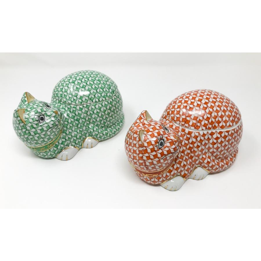 猫の蓋つき小物入れ アクセサリーケース ジュエリーボックス