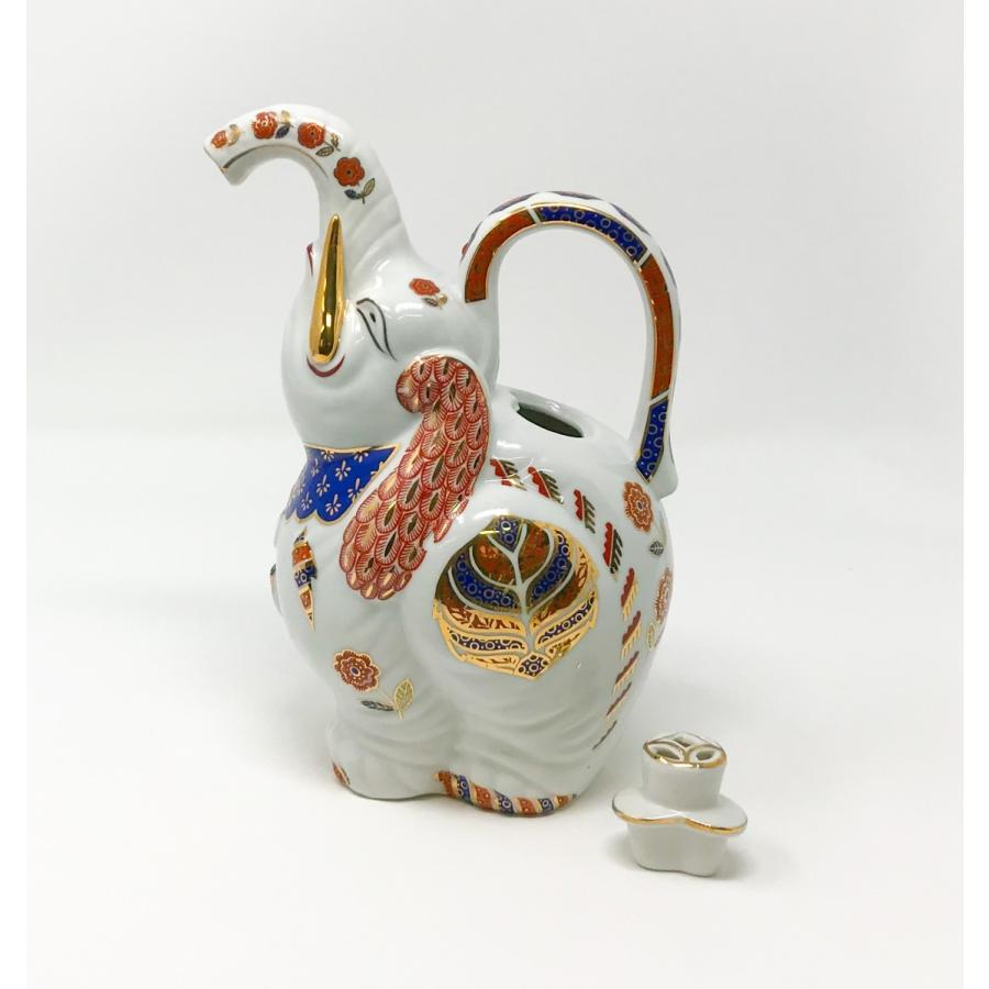 ゾウ 陶器ピッチャー ティーポット 徳利 動物 エスニック風 : ぽこのお