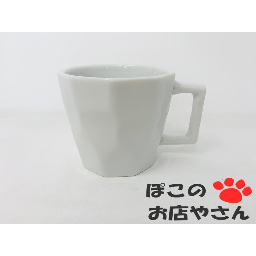 シンプル コーヒーカップ 白 ホワイト 容量220cc 直径8cm(取っ手込み