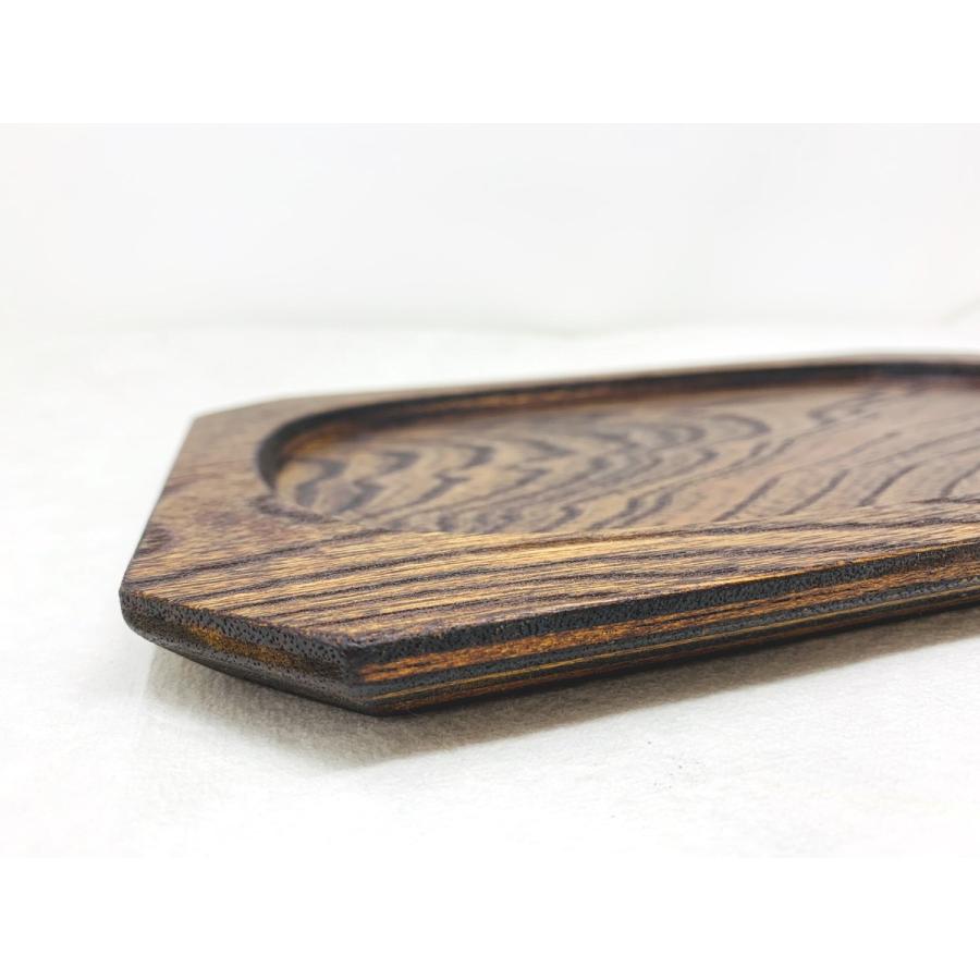 訳アリ！鉄板用木製トレイ 大【木製受け台 木板 モーニングトレイ