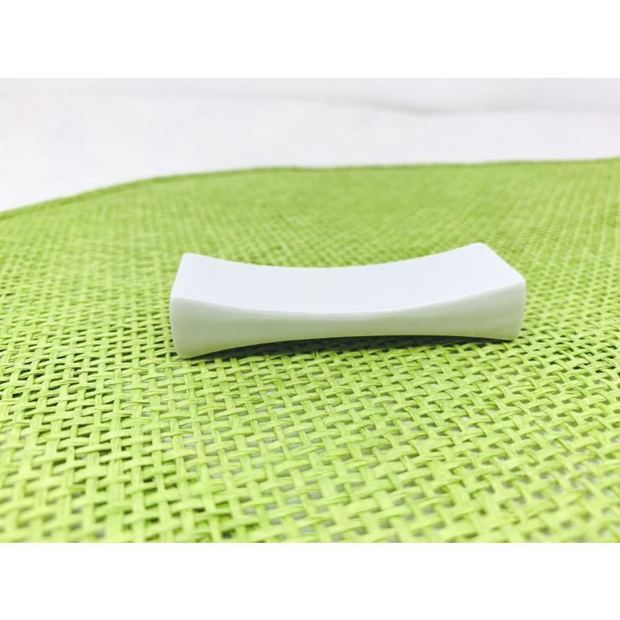 シンプル箸置き ホワイト 白い食器 和食器 雑貨 スプーンレスト カトラリーレスト はしおき 箸置 ポーセラーツ 業務用 Z33 ぽこのお店やさん 通販 Yahoo ショッピング