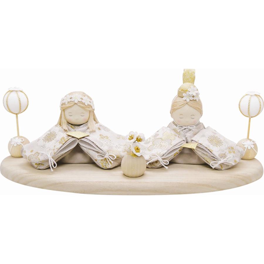 雛飾り 雛人形 雛飾り 夢羽(ゆめは)雛ましろお飾りセット コンパクト