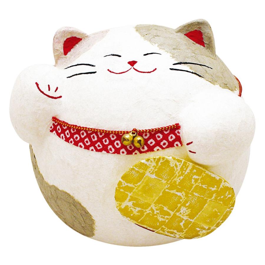 ちぎり和紙 ぽっちゃり招き猫手作りちぎり和紙細工 猫の人形 ネコの置物 ねこの和雑貨 6 625 季節の和雑貨 京都 和匠ポラーコ 通販 Yahoo ショッピング