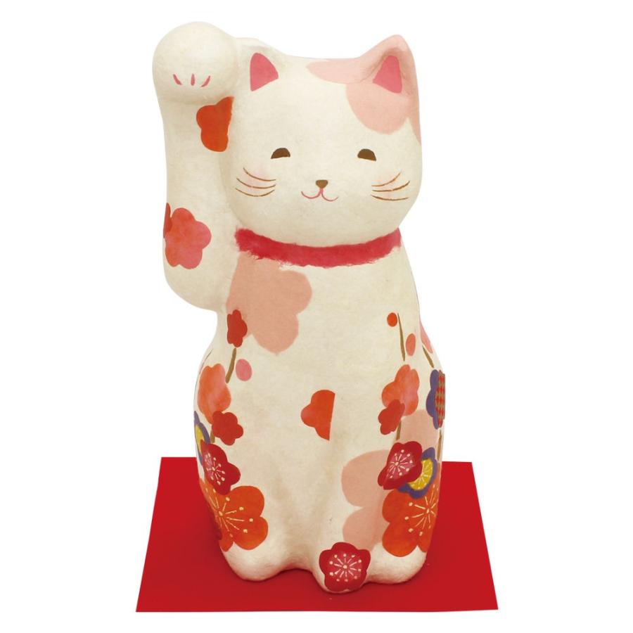 送料無料 沖縄 離島を除く ちぎり和紙 花笑み 大 和み招き猫 敷物付手作りちぎり和紙細工 猫の人形 ネコの置物 ねこの和雑貨 6 913 季節の和雑貨 京都 和匠ポラーコ 通販 Yahoo ショッピング