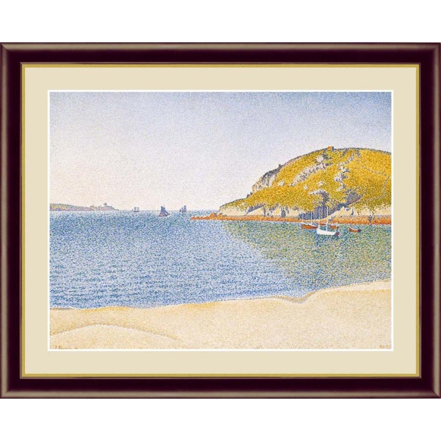 限定価格セール 世界の名画 アート額絵 送料無料 高精彩複製画 絵画 サント カスト港 洋画 Schneider Gala Bayern