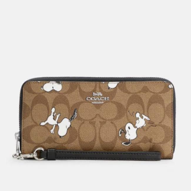 長財布【COACH コーチ】 スヌーピー コラボ シグネチャー ピーナッツ カーキ 財布 リストレット ラウンドジップ : sk-00274 :  polala select - 通販 - Yahoo!ショッピング