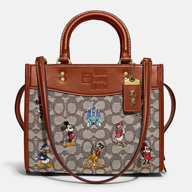 ハンドバッグ Coach ミッキー コーチ Polala ディズニー トートバッグ コラボ Wdw50周年 トートバッグ ローグ25 ミニー