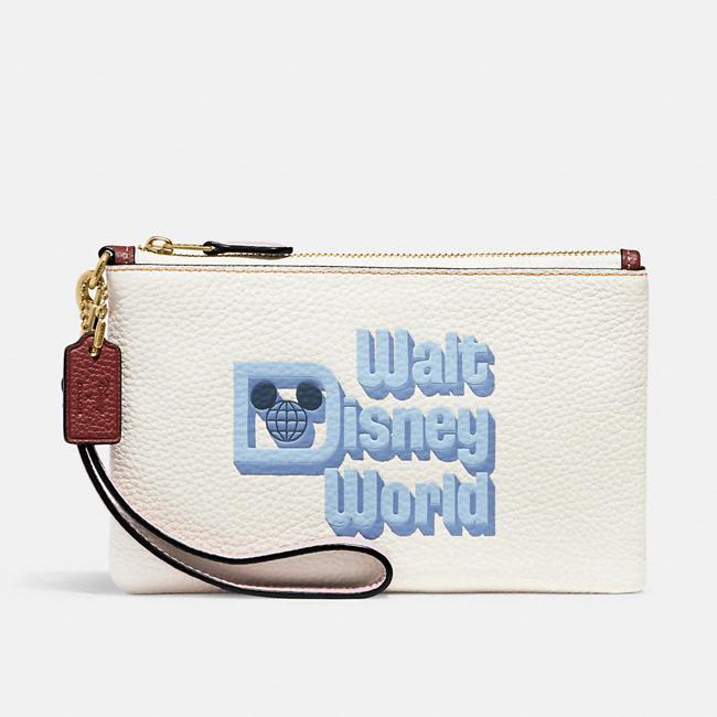 ポーチ リストレット Coach コーチ ディズニー コラボ Wdw50周年 ストラップ付き ミッキー ホワイト Sk Polala Select 通販 Yahoo ショッピング
