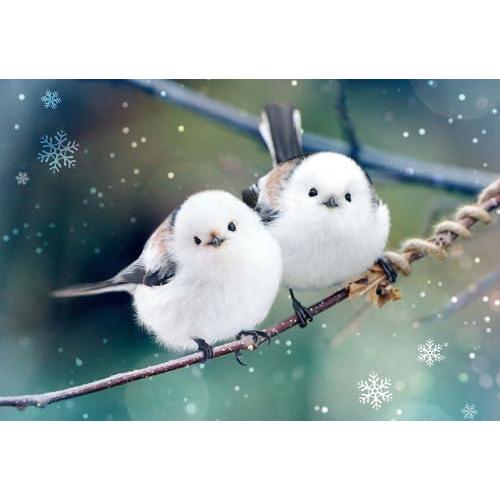 【日本製】ビバリー300ピース ジグソーパズル もふっとシマエナガ（26×38cm）300-061 | 