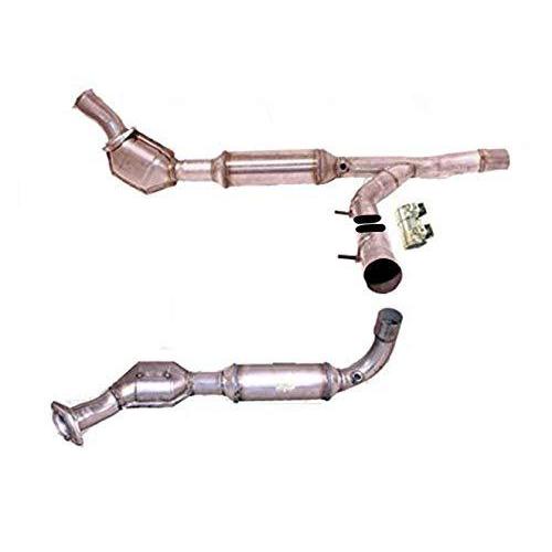 97-98フォードF150 4.2Lリアホイールドライブ、ドライバー&助手席側触媒コンバーターに適合。