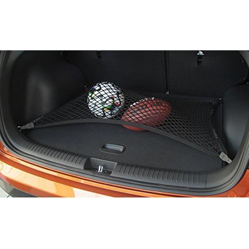 worth-matsブラックメッシュ床トランクカーゴネットSUVストレージ