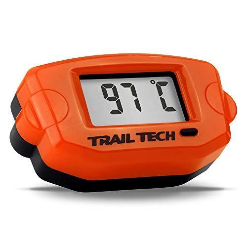 あの有名通販サイト Trail Tech 743-EH3 オレンジ TTO 表面デジタル温度ゲージ 25mm ラジエーターホースセンサー