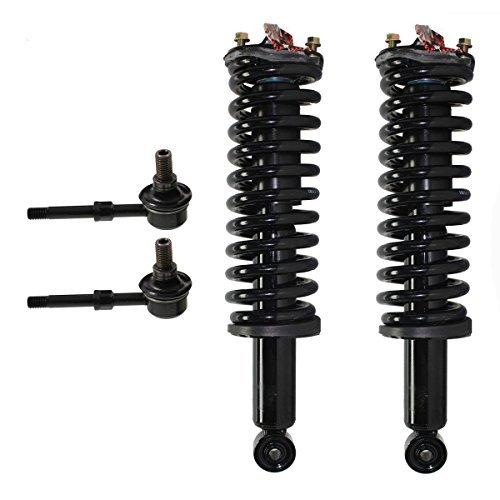 デトロイト車軸 ? 4ピース フロントストラット&コイルスプリングペア w/ウェイバーリンクキット 1995-2000 Toyota Tacoma 4WD ? [1998-2000 Toyota Tacoma