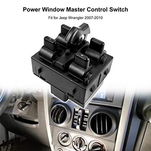 パワーウィンドウマスターコントロールスイッチ ジープラングラー20072010用 4602756AB 4602756AA ドアロックスイッチ