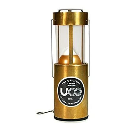 最先端 UCO Original Collapsible Candle Lantern Polished Brass 
