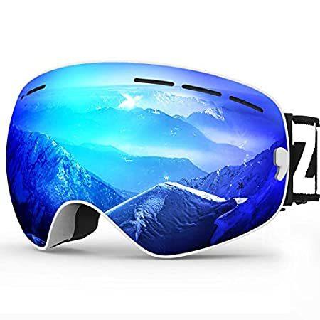 人気のファッションブランド！ ZIONOR X Ski Snowboard Snow Goggles OTG Design for Men Women Adult with Sph ゴーグル、サングラス
