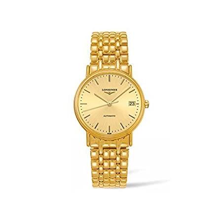 激安正規 Longines スイス高級時計ブランド La Date Pvd Gold Yellow L4 1 2 32 8 Presence Classique Grande レディース腕時計